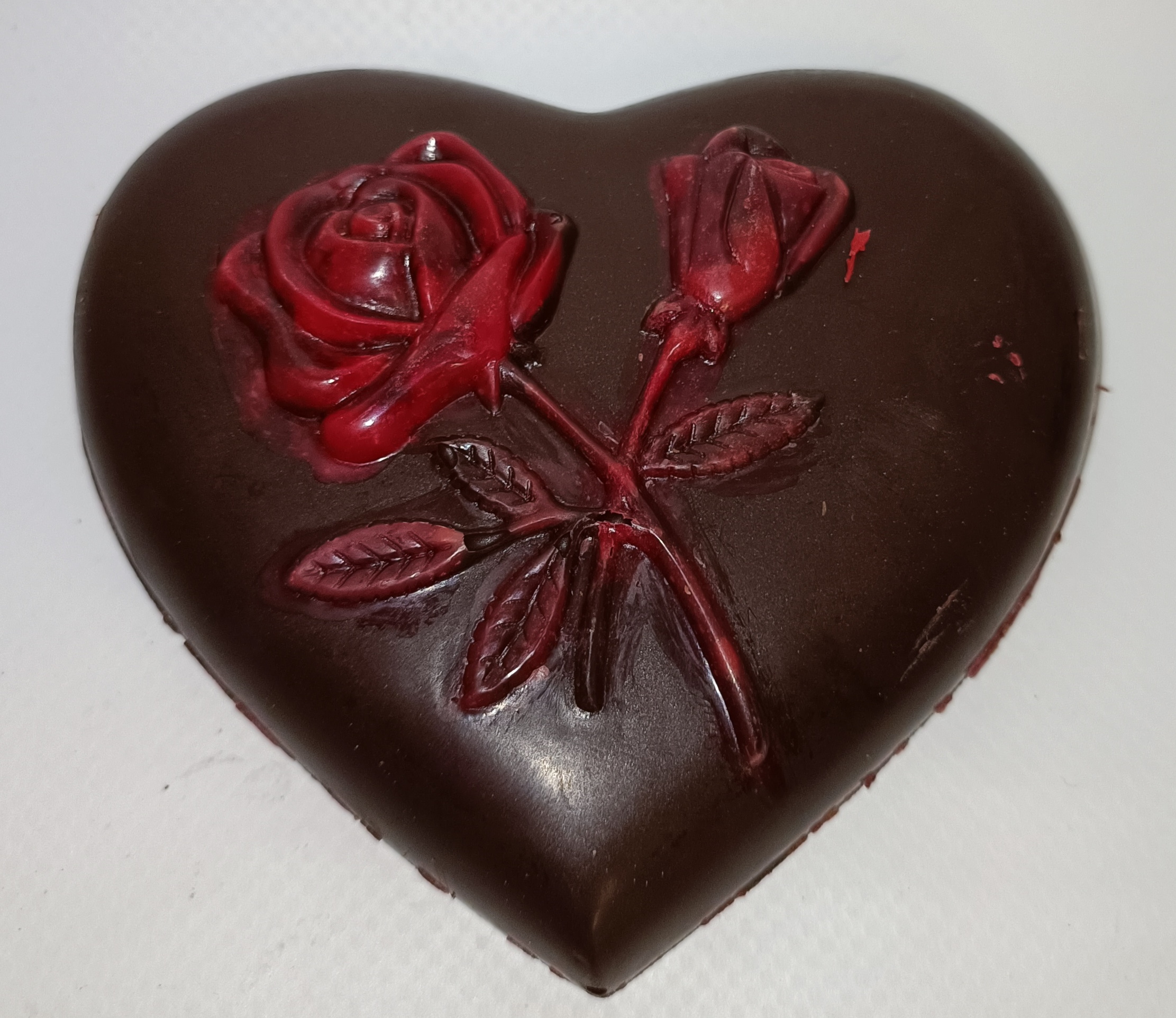 Chocolat grand coeur fraise st valentin - copie